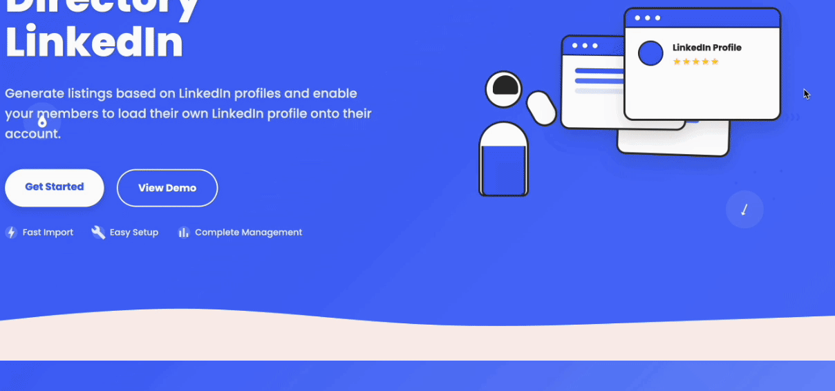 GIF de LandingPage para Plugins